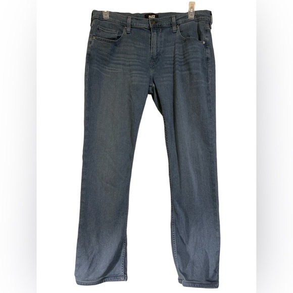 Paige Federal Slim Straight Fit Jeans in Buell Blue men’s size 34 - Picture 2 of 15